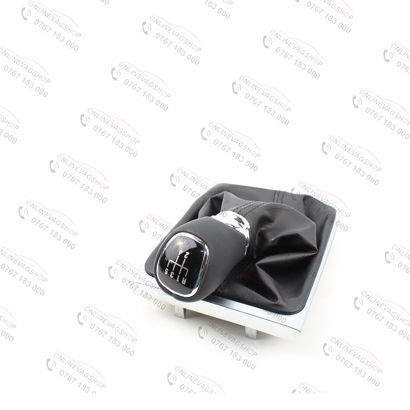Nuca schimbator piele 4x4 Passat B6,CC,3C,B7 in 5 sau 6 viteze cu manson